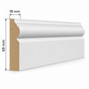 Primed MDF Torus Architrave 18 x 68mm (4.4m Length)