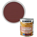 Ronseal Diamond Hard Interior Varnish Deep Mahogany 750ml