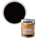 Ronseal Diamond Hard Interior Varnish Ebony 750ml