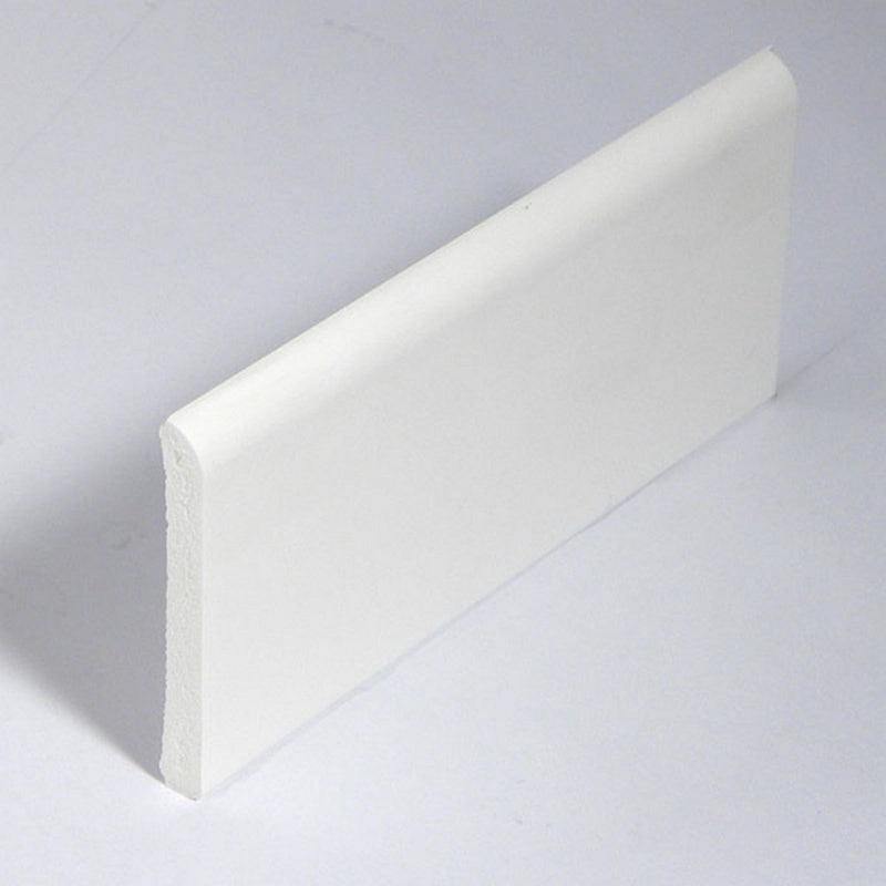 Plastic White Architrave Moulding 5m x 6mm x 70mm