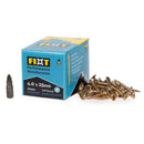 FIXT Performance Woodscrews 4.0 x 25mm Box of 200