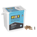 FIXT Performance Woodscrews 4.0 x 30mm Tub of 1500