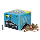 FIXT Performance Woodscrews 5.0 x 45mm Box of 200