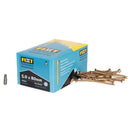 FIXT Performance Woodscrews 5.0 x 80mm Box of 100
