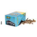 FIXT Performance Woodscrews 6.0 x 80mm Box of 100