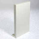 Plastic White Square Fascia 16mm x 405mm x 5m