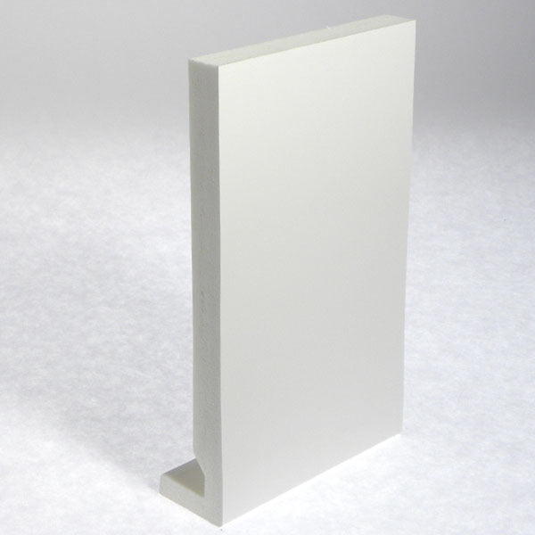 Plastic White Square Fascia 16mm x 150mm x 5m