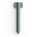 FenceMate Galvanised Single Sleeper Pin Straight Bracket 365mm