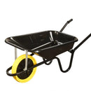 Wheelbarrow 85L Black With Puncture Proof Wheel