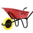 Wheelbarrow Ranger HDPE 120L Red With Puncture Free Wheel