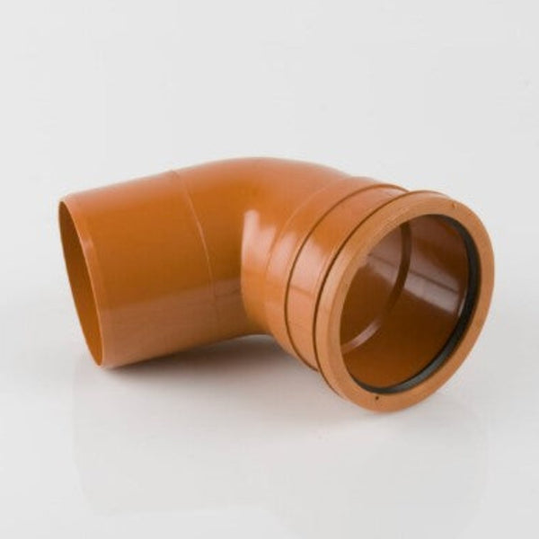 110mm Single Socket Drainage Bend 67.5 Degree