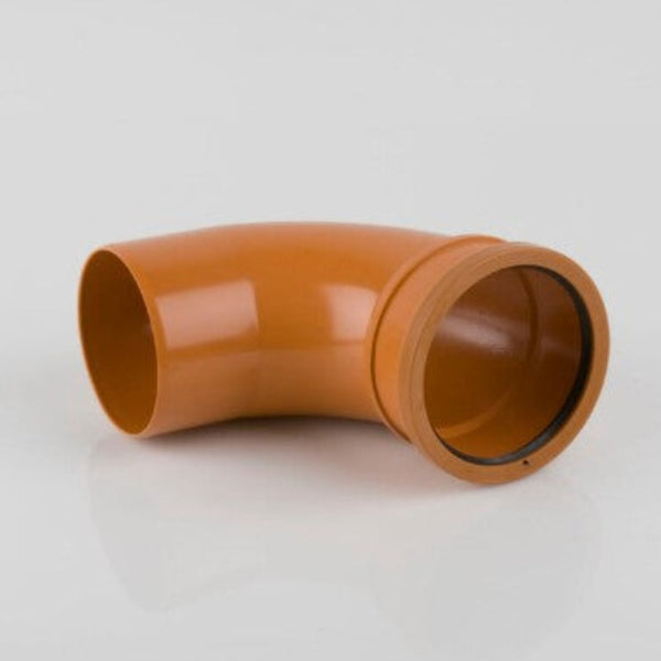 110mm Single Socket Drainage Bend 87.5 Degree