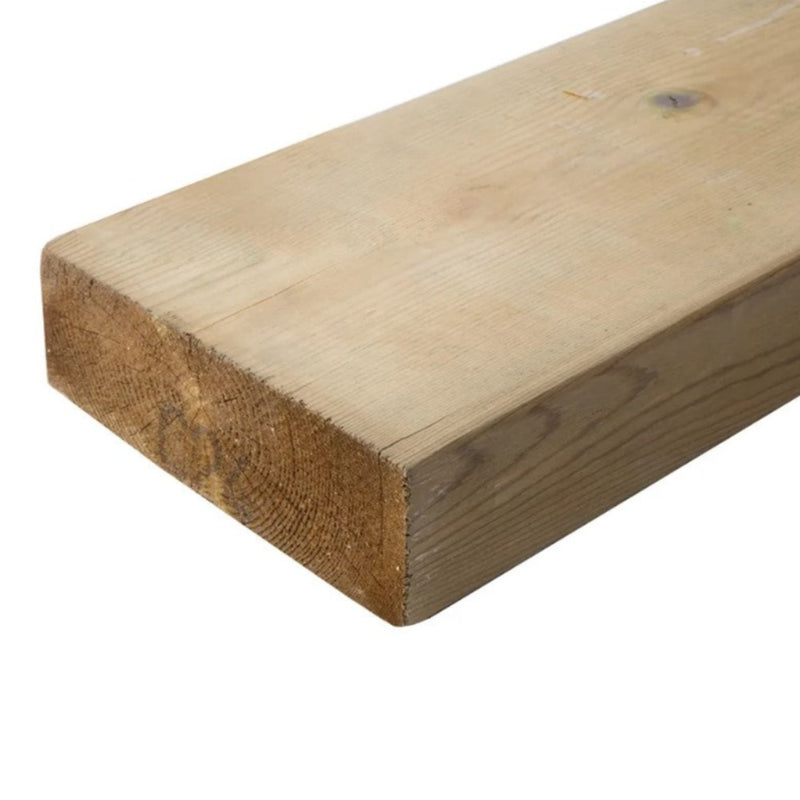 Treated Kiln Dried C24 Timber 75 x 225mm (9"x3") (9x3) (3x9)