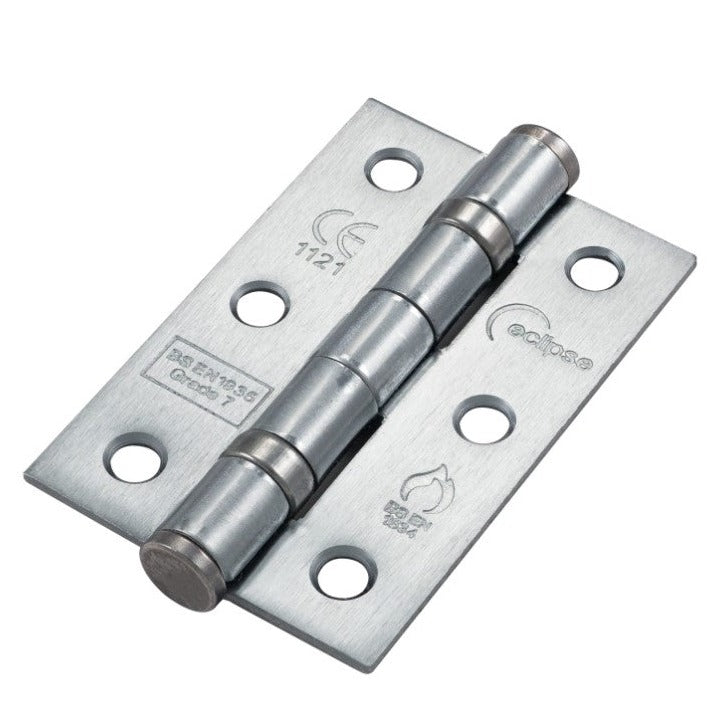 76mm x 51mm Grade 7 Stainless Steel Ball Bearing Hinge