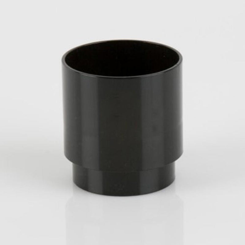 Brett Martin Downpipe 68mm Round Connector Black