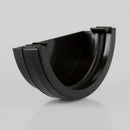 Brett Martin Gutter 112mm Roundstyle External Stopend Black