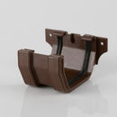 Brett Martin Gutter 114mm Squarestyle Joint Union Bracket Brown