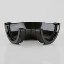 Brett Martin Gutter 112mm Roundstyle 120 Degree Angle Black