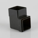 Brett Martin Downpipe 65mm Square 92.5 Degree Bend Black