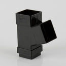 Brett Martin Downpipe 65mm Square 112.5 Degree Branch Black