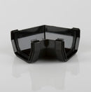 Brett Martin Gutter 114mm Squarestyle 120 Degree Angle Black