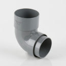 Brett Martin Downpipe 68mm Round 92.5 Degree Bend Grey