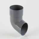 Brett Martin Downpipe 68mm Round 112.5 Degree Shoe Grey