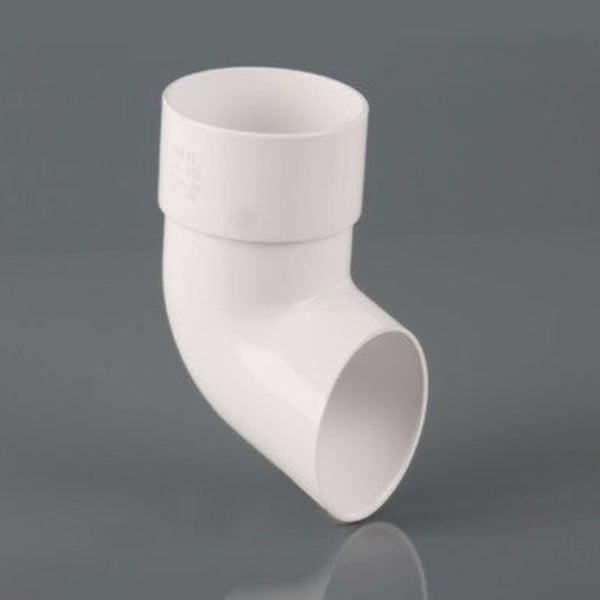 Brett Martin Downpipe 68mm Round 112.5 Degree Shoe White