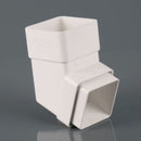 Brett Martin Downpipe 65mm Square 112.5 Degree Offset Bend White
