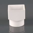 Brett Martin Downpipe 65mm Square To Round Connector White