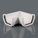 Brett Martin Gutter 114mm Squarestyle 90 Degree Angle White