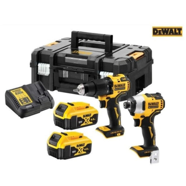 Dewalt XR Brushless Compact Twin Pack 18v 4.0Ah