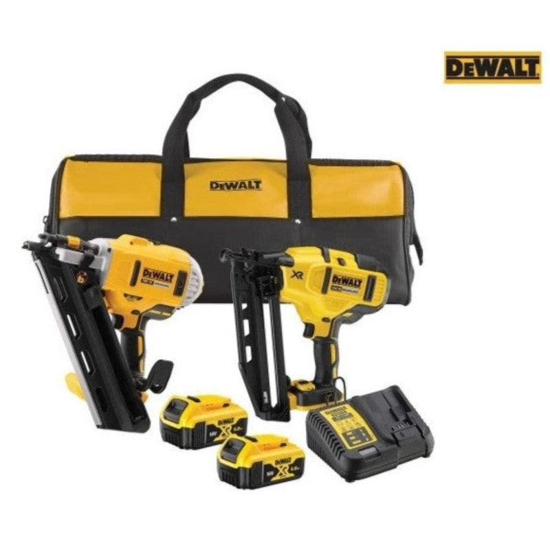 Dewalt XR Brushless 1st & 2nd Nailer Kit 18v 5.0Ah