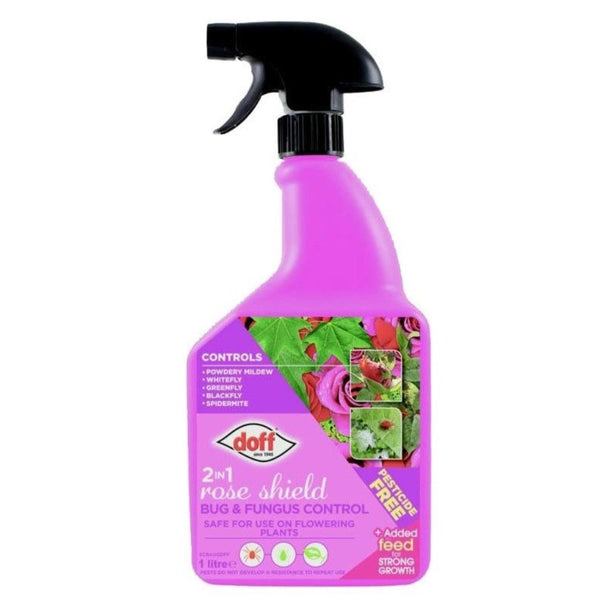 Doff Rose Shield Bug & Fungus Control 1ltr Trigger Bottle