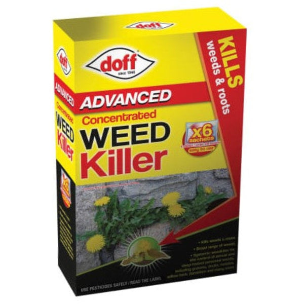Doff Advanced Weedkiller 6 x 80ml Sachets