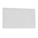 BG White Round Edged Moulded Double Blanking Plate