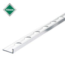 TileRite Chrome L Shaped Tile Trim 10mm