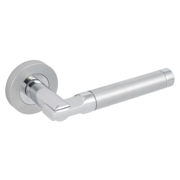 Eletta Lever On Round Rose Door Handle