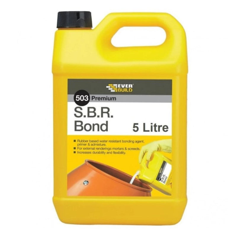 Adhesivo SBR EVERBUILD Adhesivo EVERBUILD 503 SBR BOND 5 Litros - Foto 4