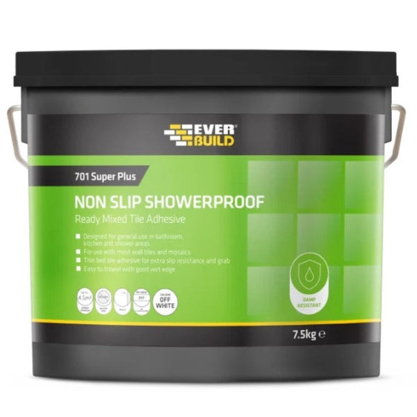 Everbuild Non Slip Wall Tile Adhesive 7.5kg