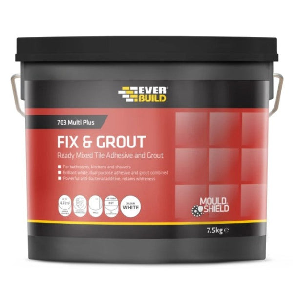 Everbuild Fix & Grout Tile Adhesive 7.5kg