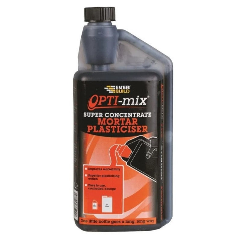 Everbuild Opti-Mix Mortar Plasticiser 1ltr