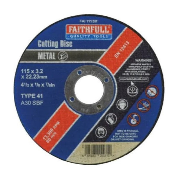 Faithfull Metal Cutting Disc