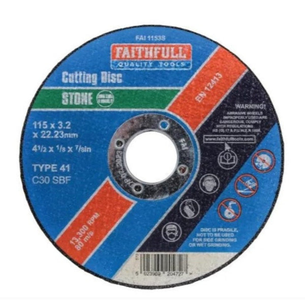 Faithfull Stone Cutting Disc