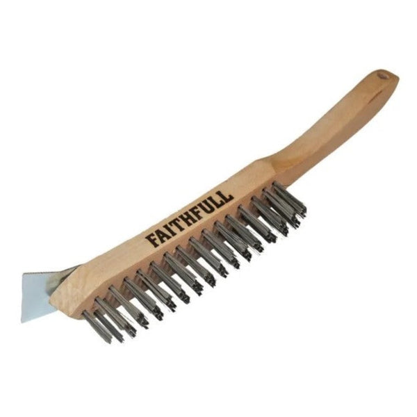 Faithfull Heavy Duty Scratch Brush & Scraper