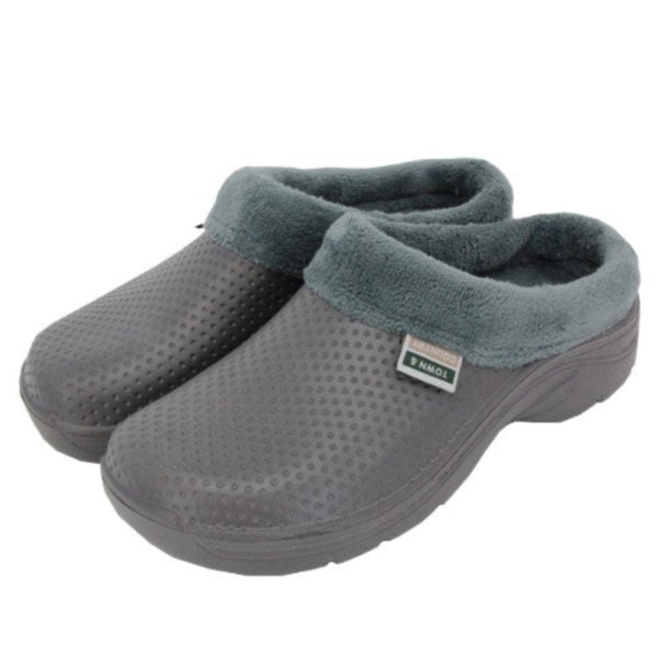 Town & Country Fleecy Cloggies Charcoal