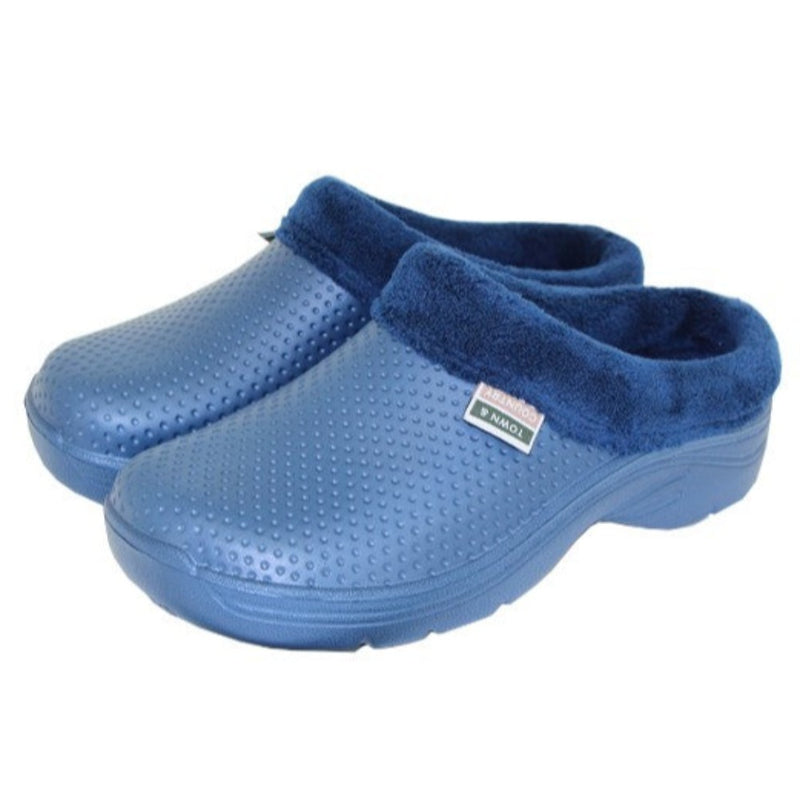 Town & Country Fleecy Cloggies Navy