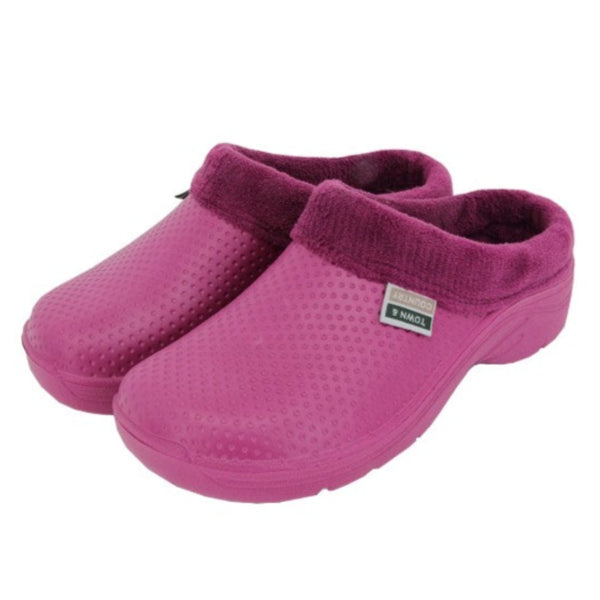 Town & Country Fleecy Cloggies Raspberry