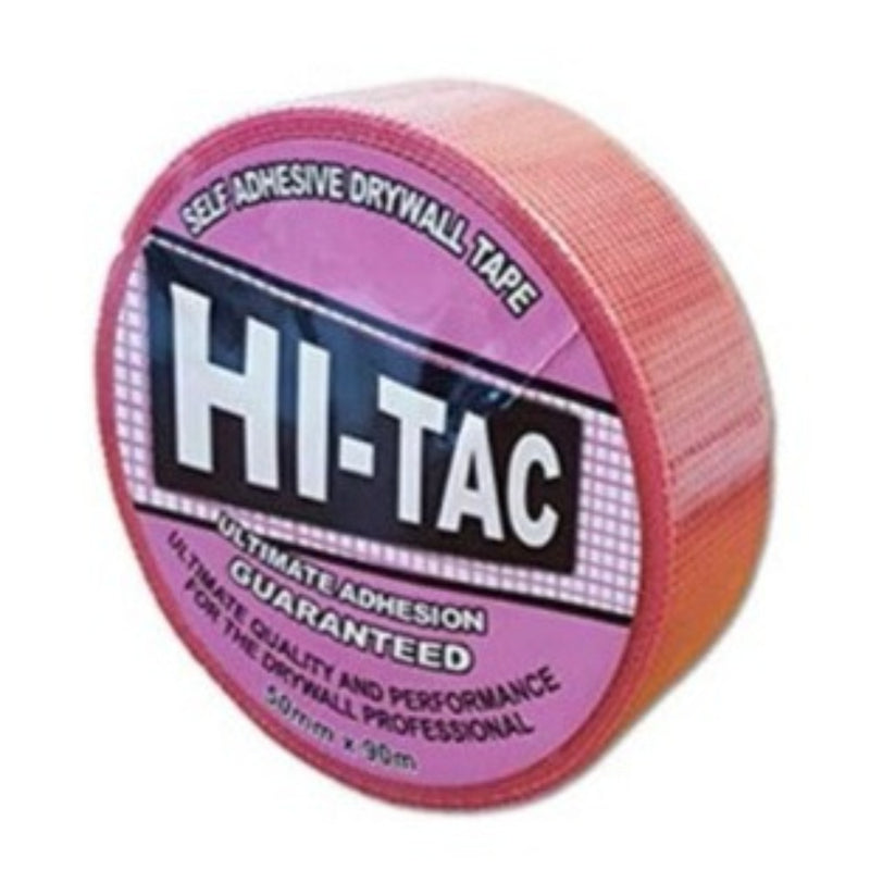 Hi-Tac Self Adhesive Fibreglass Scrim Tape 50mm x 90m