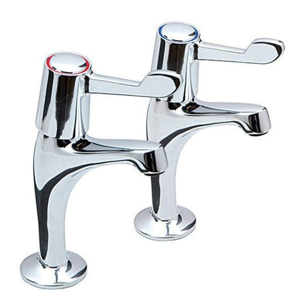 Contract Lever High Pillar Taps